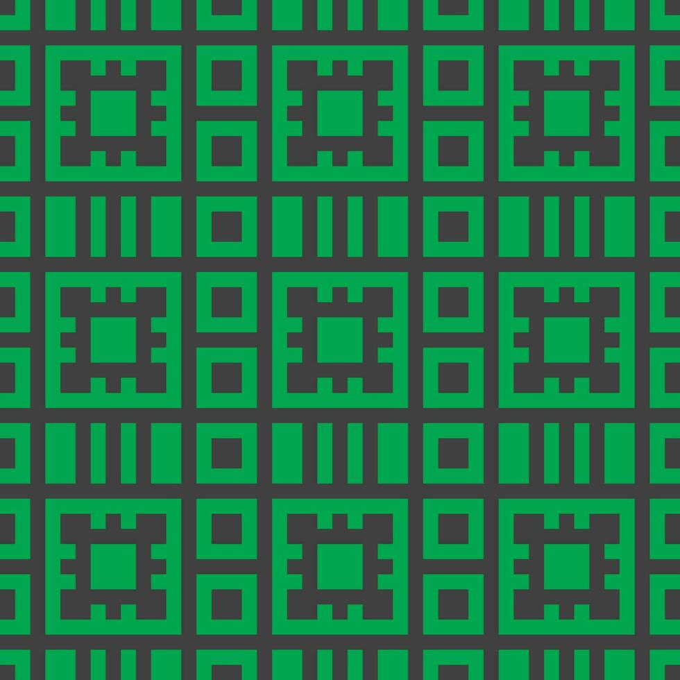 a green and black geometric pattern vector