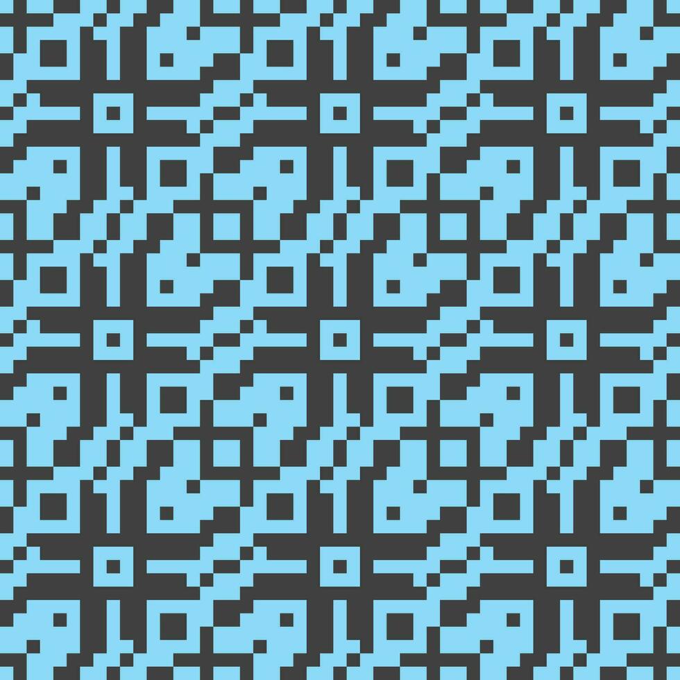 a blue and black pattern with squares vector