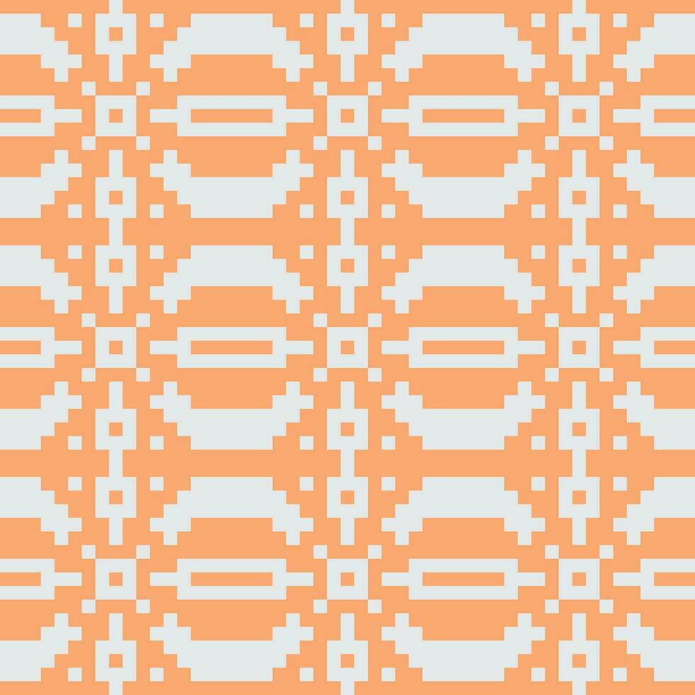 an orange and white geometric pattern vector