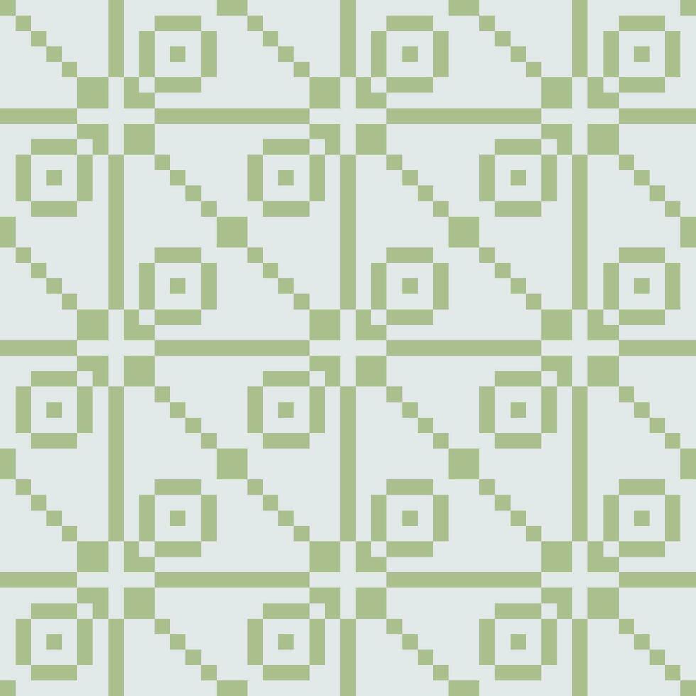 a green and white pattern with squares vector