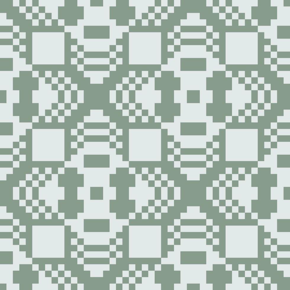 a green and white pattern with squares vector
