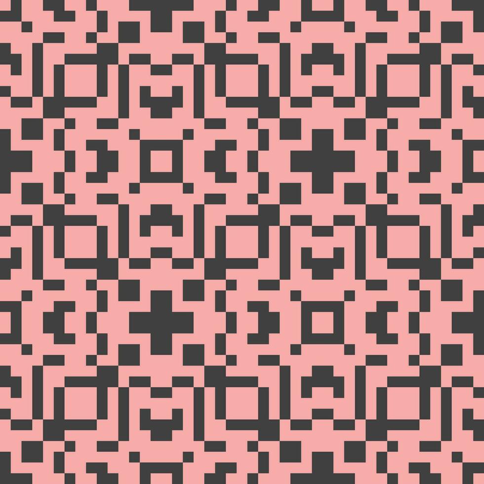 a pink and black pattern with squares vector
