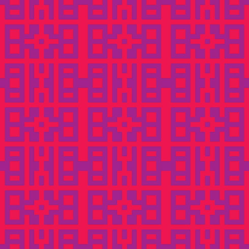 a red and purple geometric pattern vector