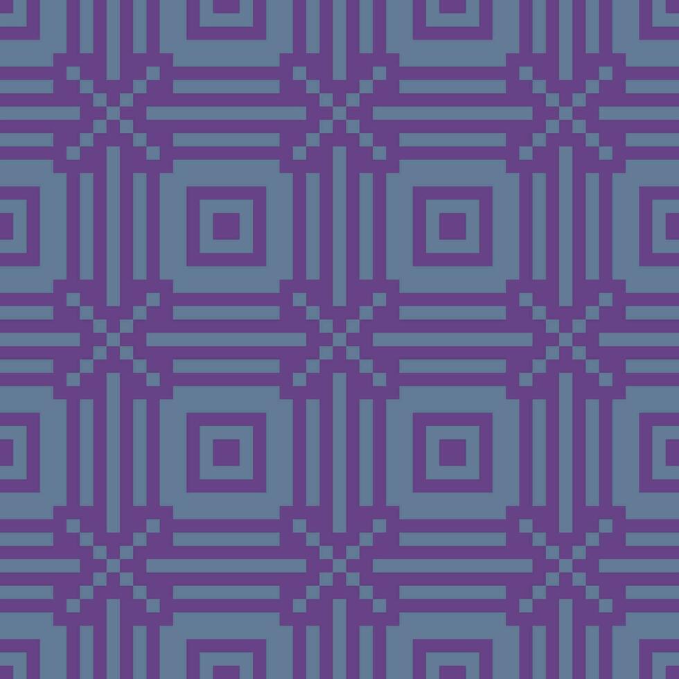 a pixelated pattern with squares and crosses vector