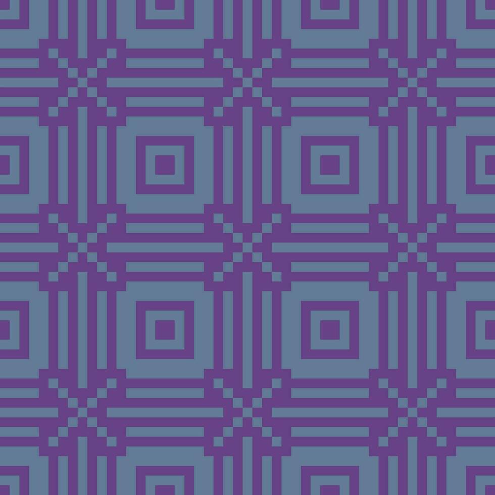 a pixelated pattern with squares and crosses vector