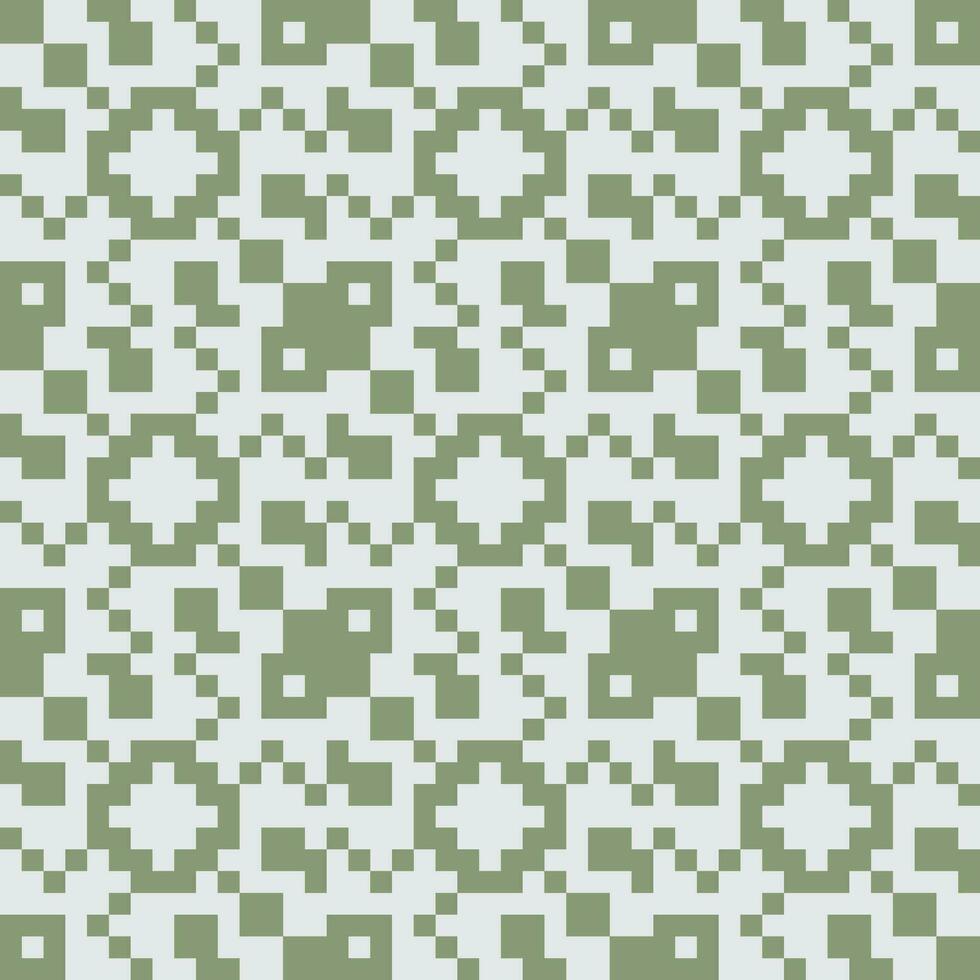 a green and white pattern with squares vector