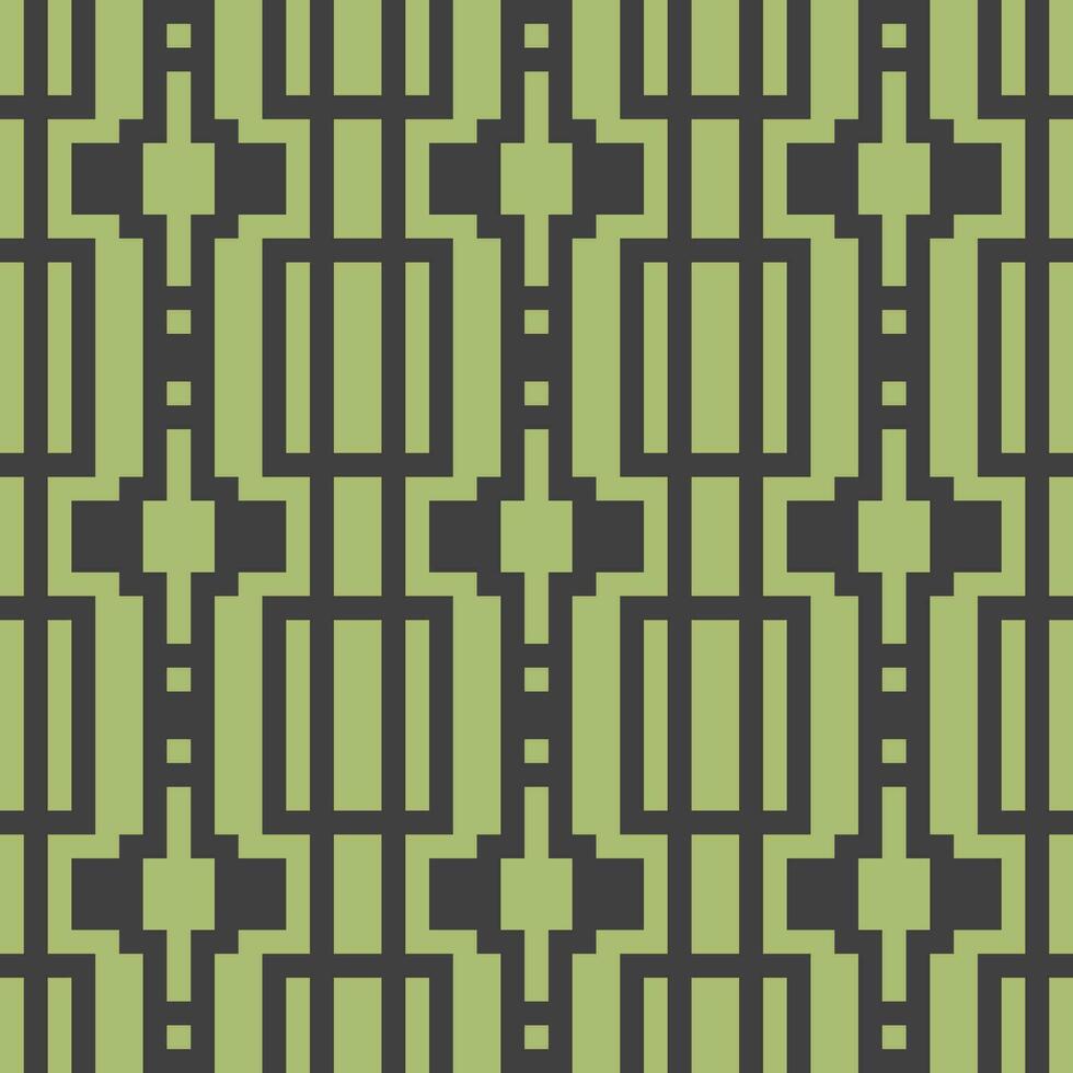 a green and black geometric pattern vector