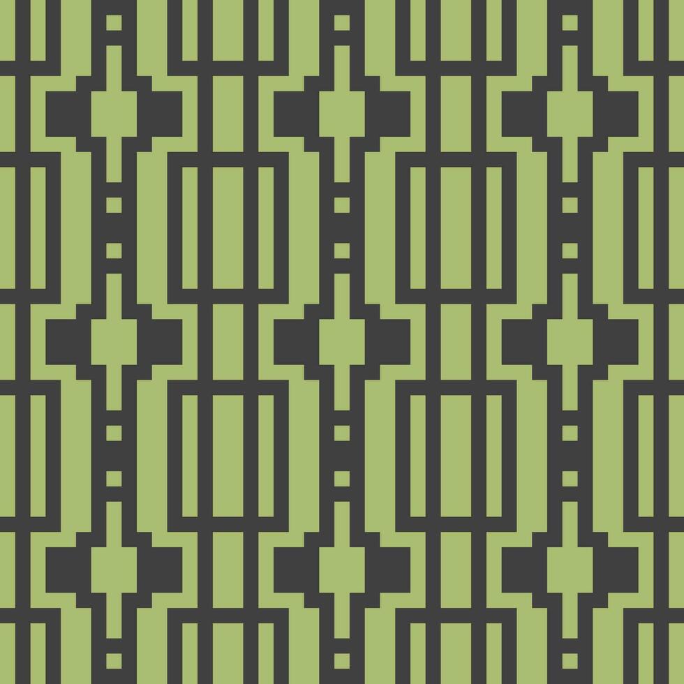 a green and black geometric pattern vector