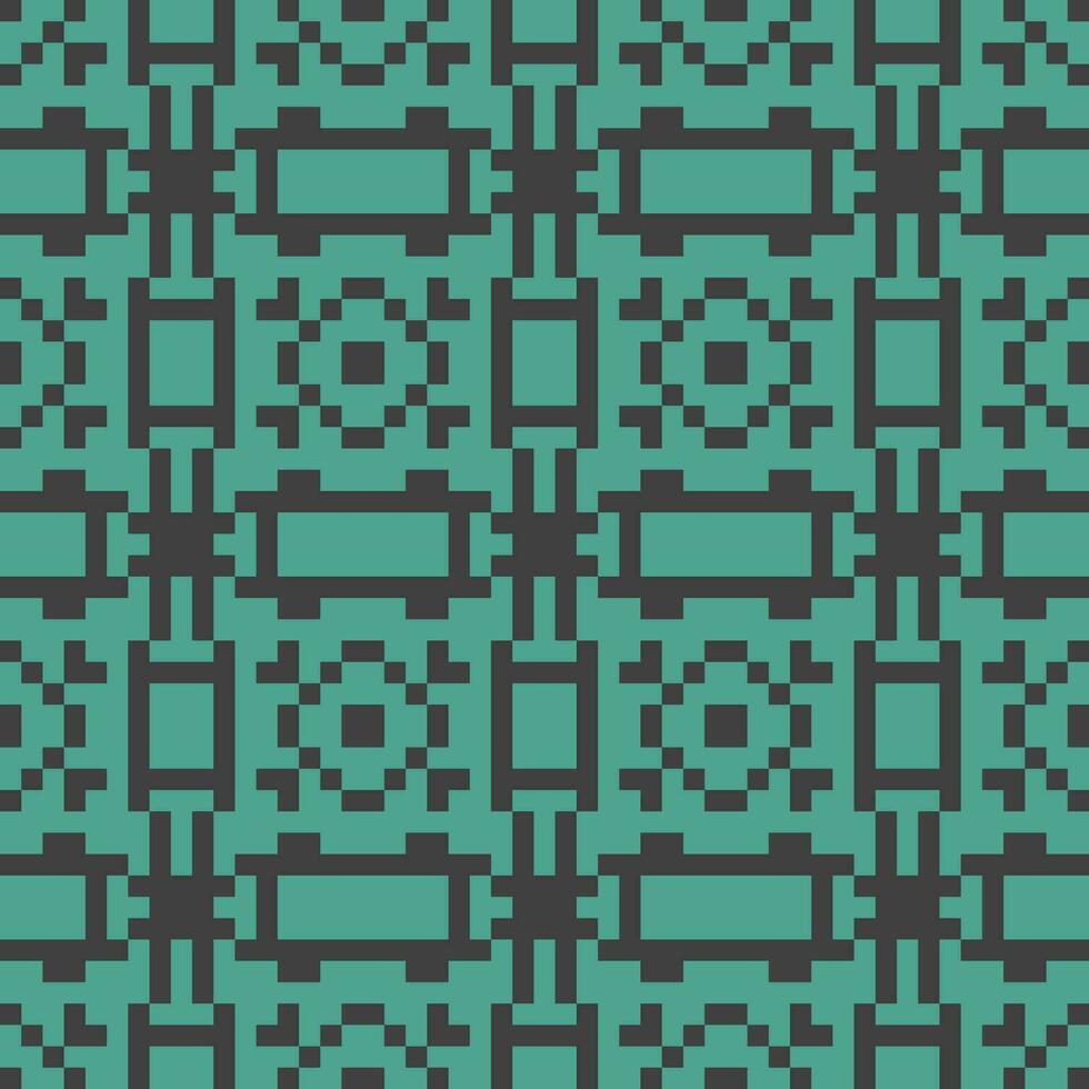 a green and black pattern with squares vector