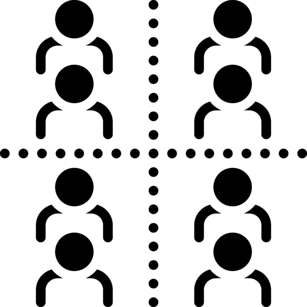 solid icon for segment vector