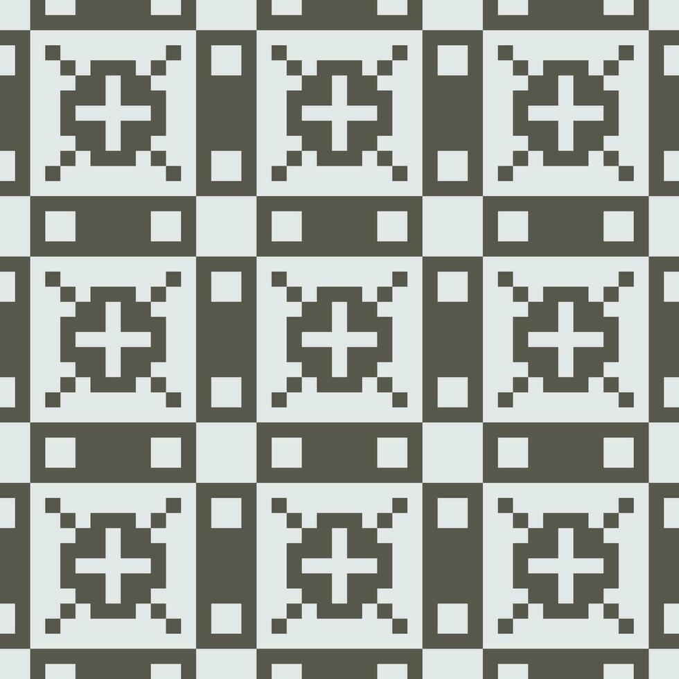 a pattern of squares in gray and white vector