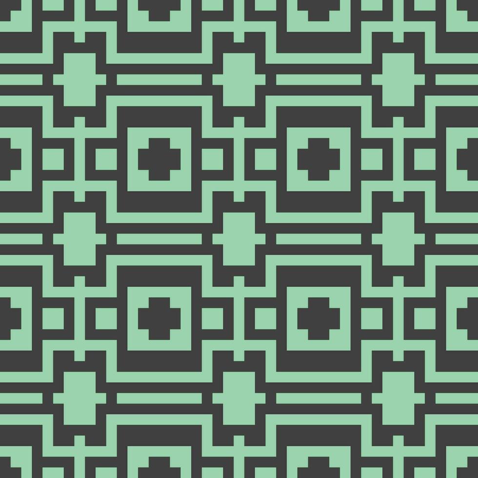 a green and black geometric pattern vector