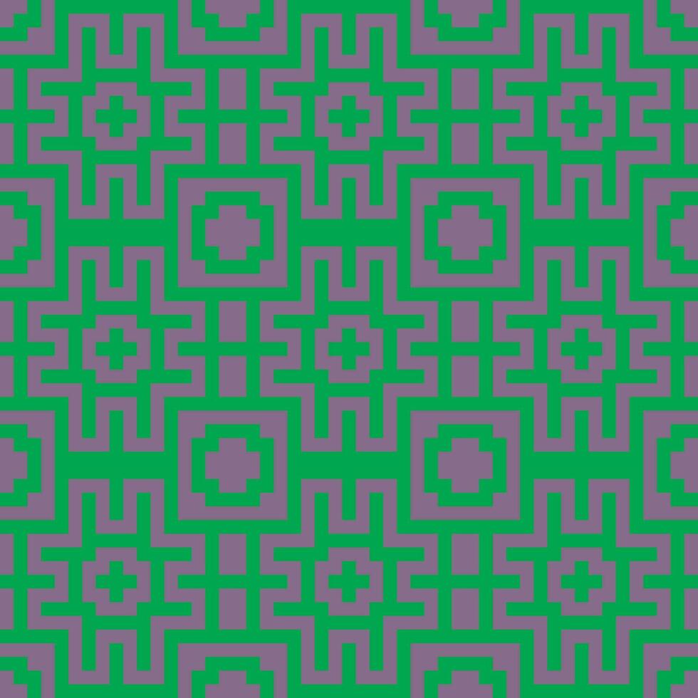 a green and purple geometric pattern vector