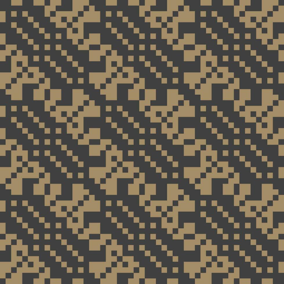 a brown and black checkered pattern vector