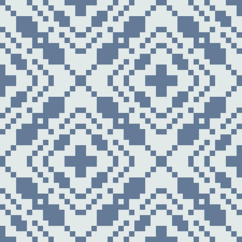 a blue and white geometric pattern vector