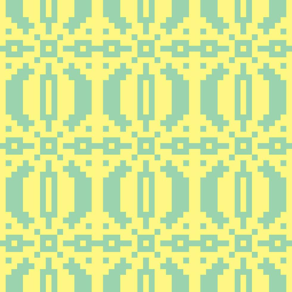 a yellow and blue geometric pattern vector