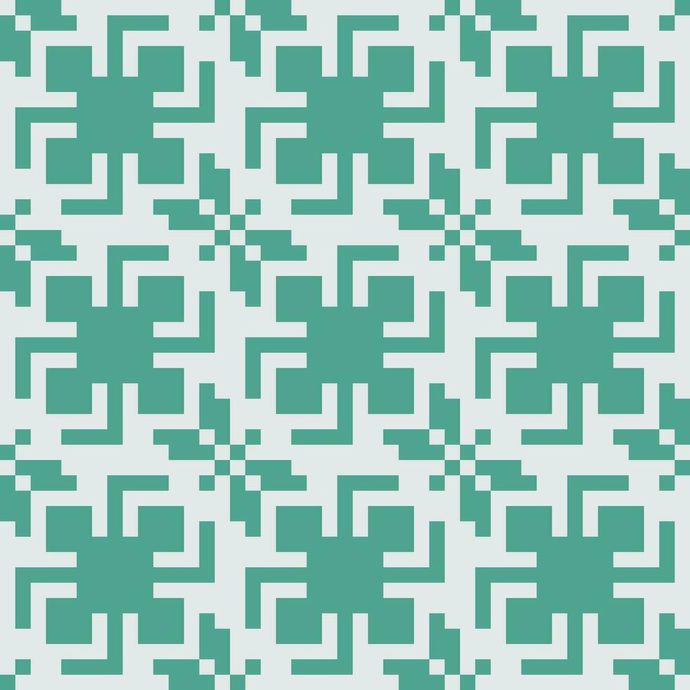a green and white pattern with squares vector