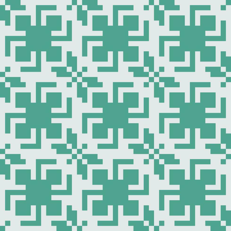 a green and white pattern with squares vector