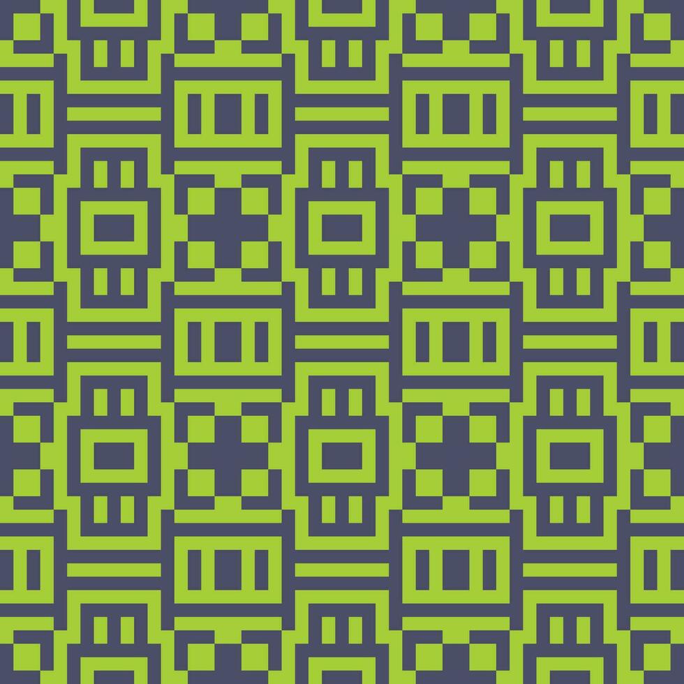a green and black geometric pattern vector