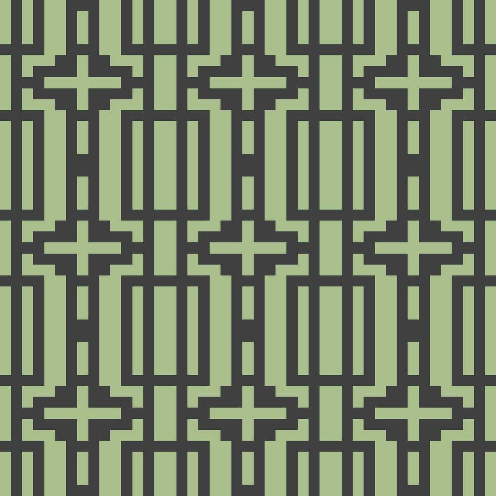 a green and black geometric pattern vector