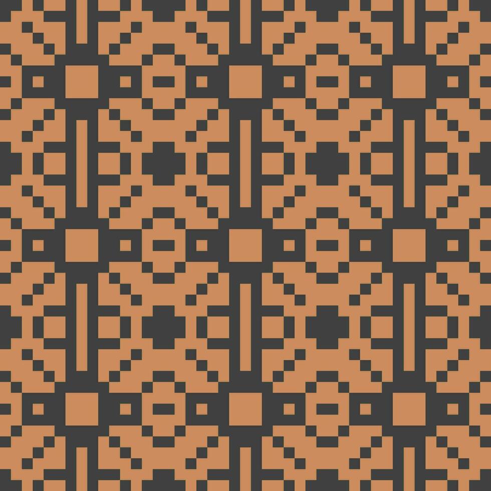 an orange and black pattern with squares vector