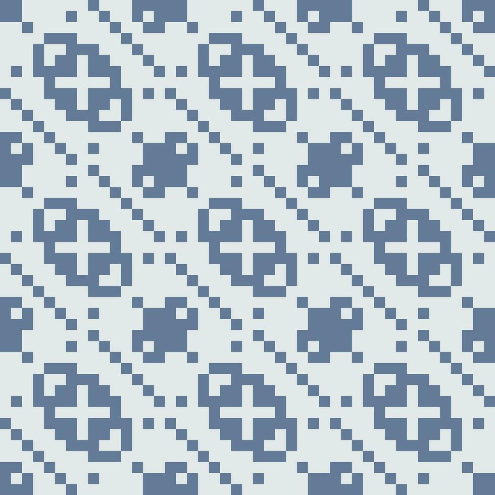 a blue and white pattern with squares vector
