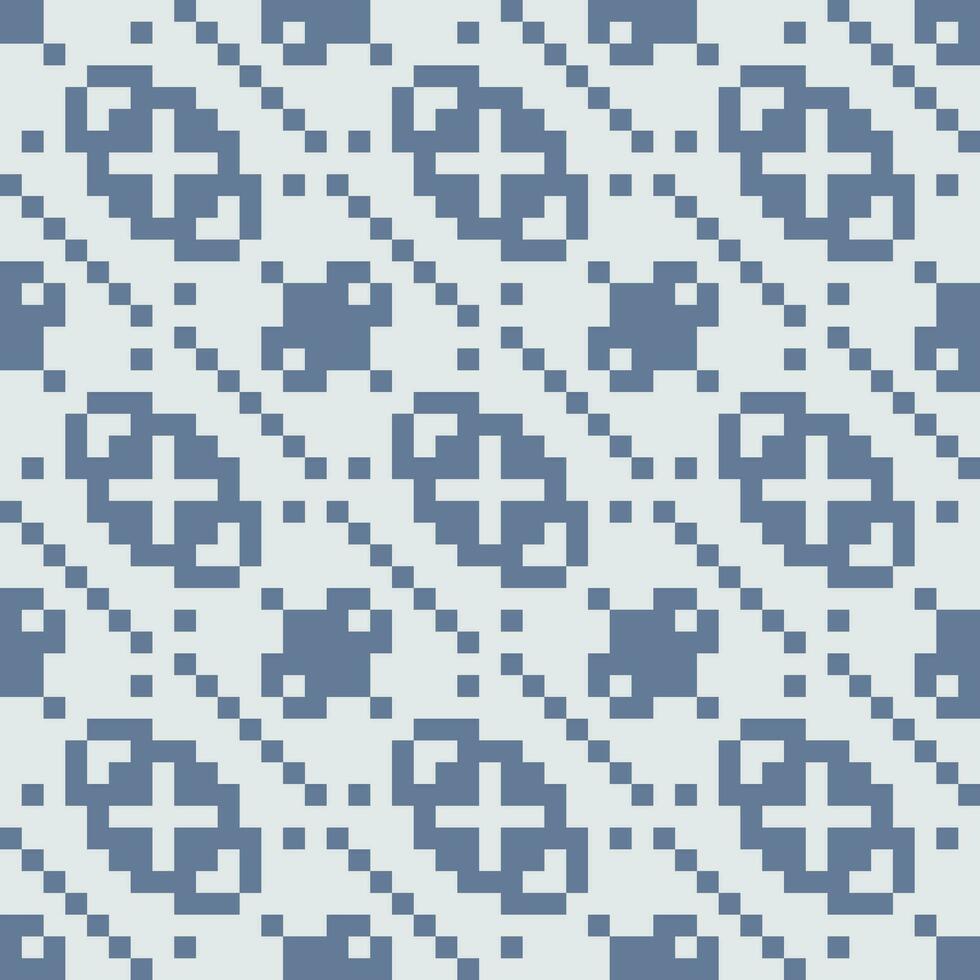 a blue and white pattern with squares vector