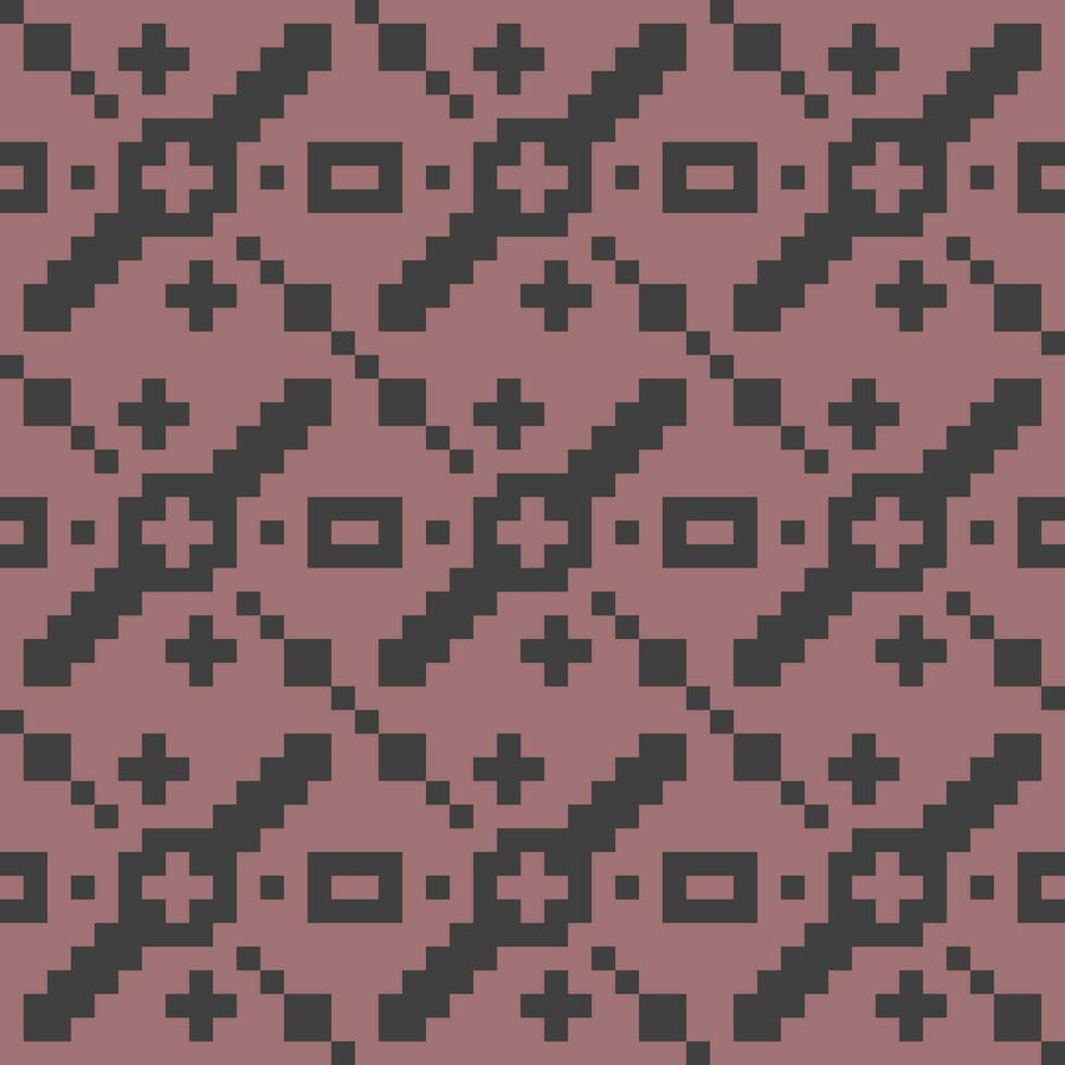 a pixelated pattern with black and pink colors vector
