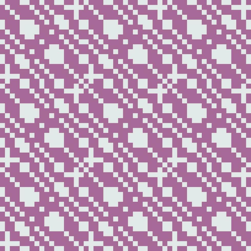 a pixel pattern in purple and white vector
