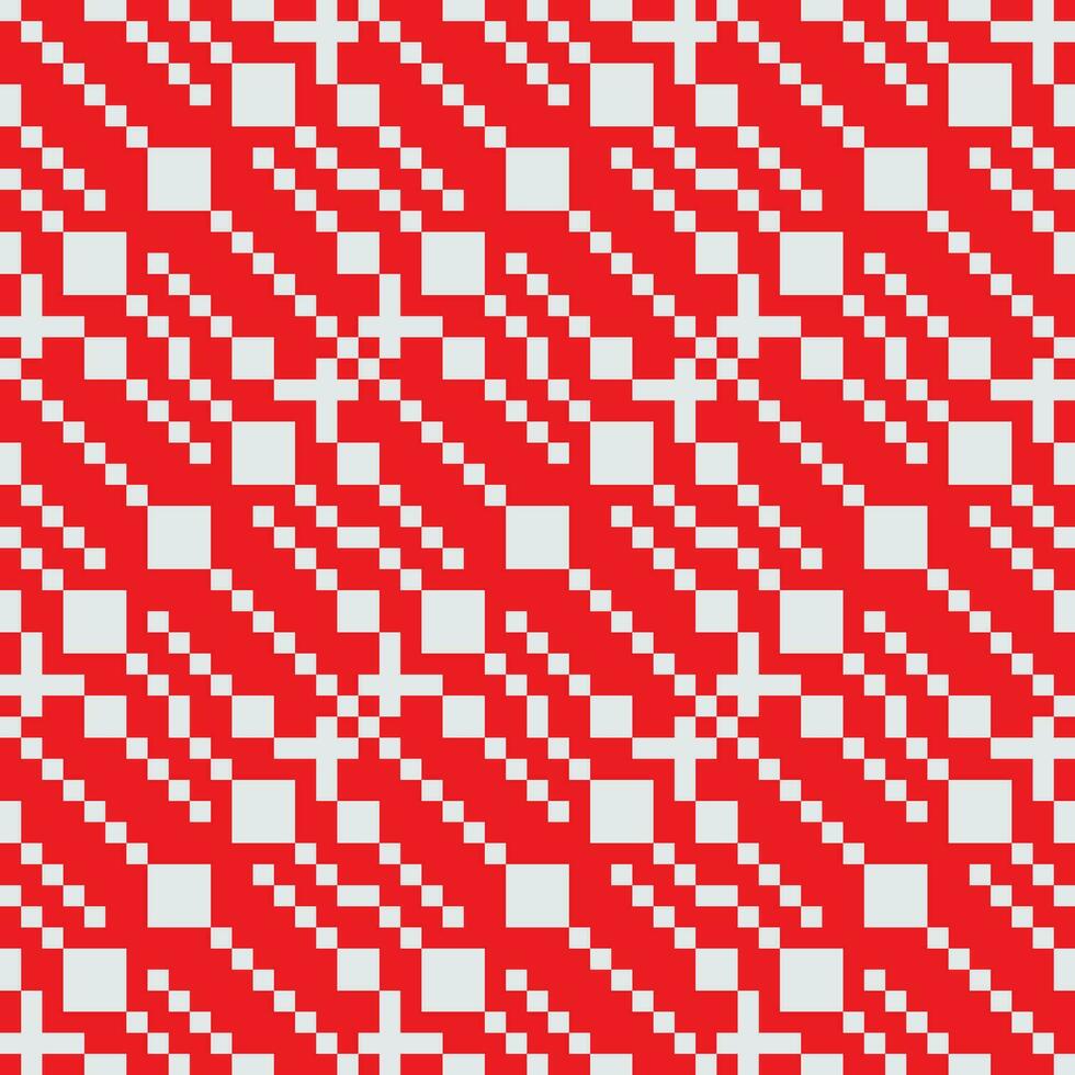 a red and white checkered pattern vector