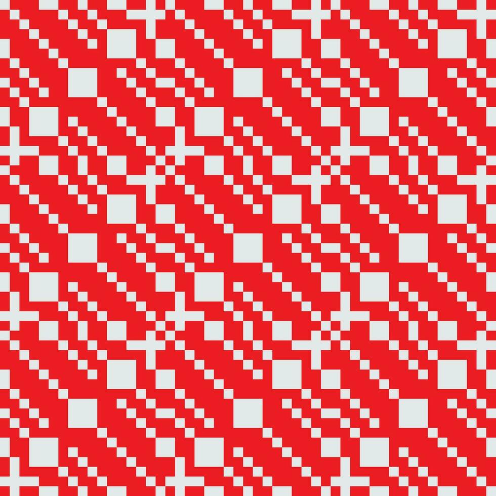 a red and white checkered pattern vector