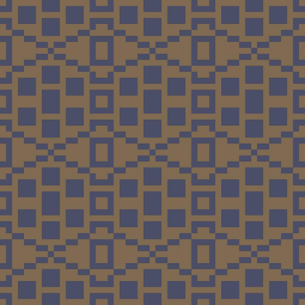 a pattern with squares in purple and brown vector