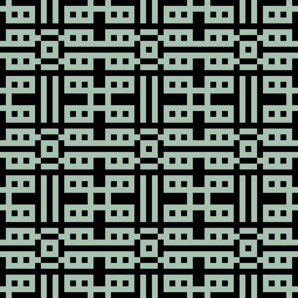a black and green geometric pattern vector