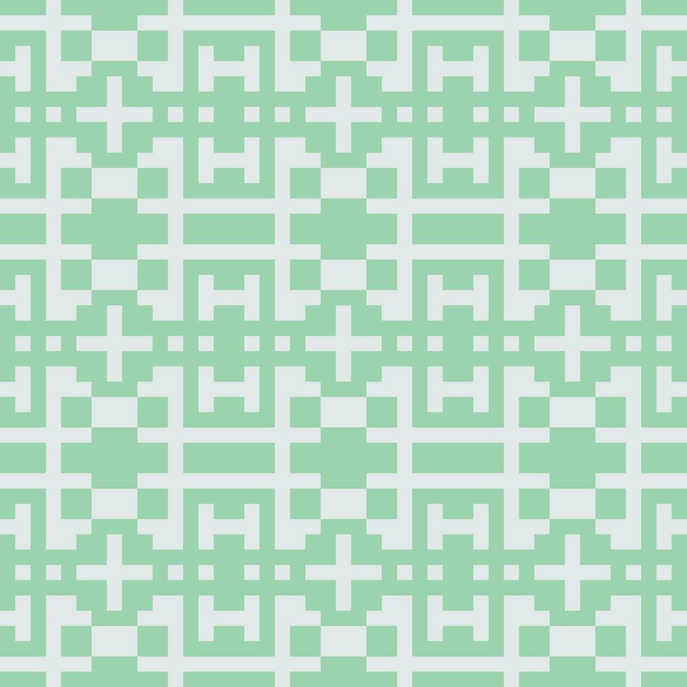 a green and white pattern with squares vector