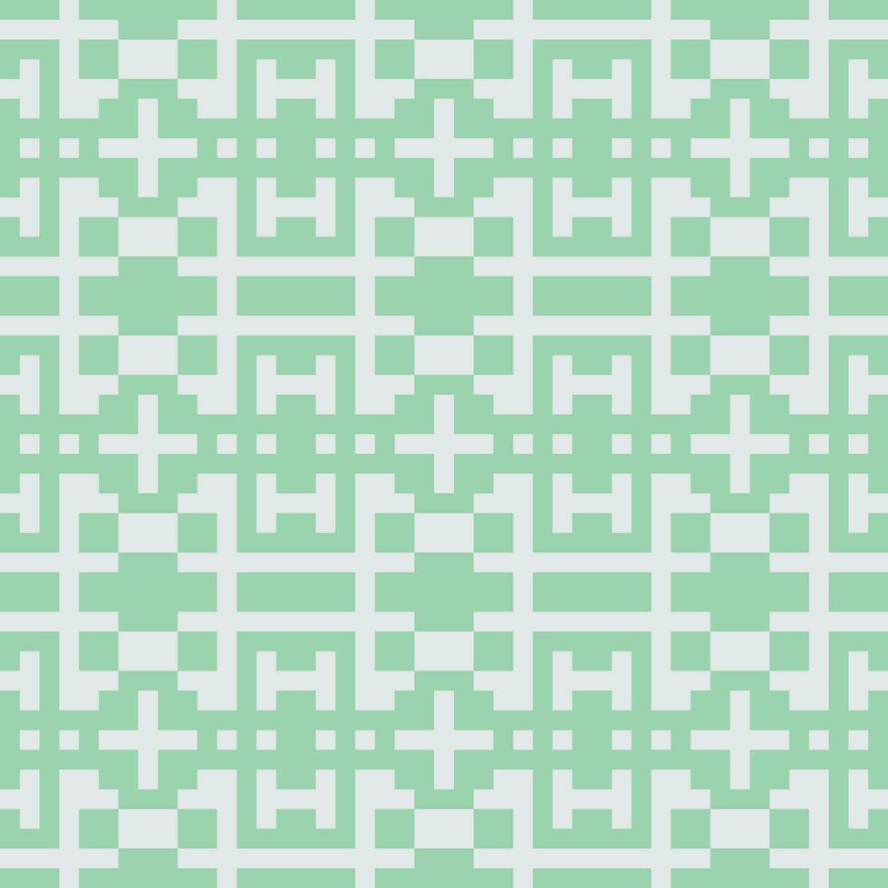 a green and white pattern with squares vector