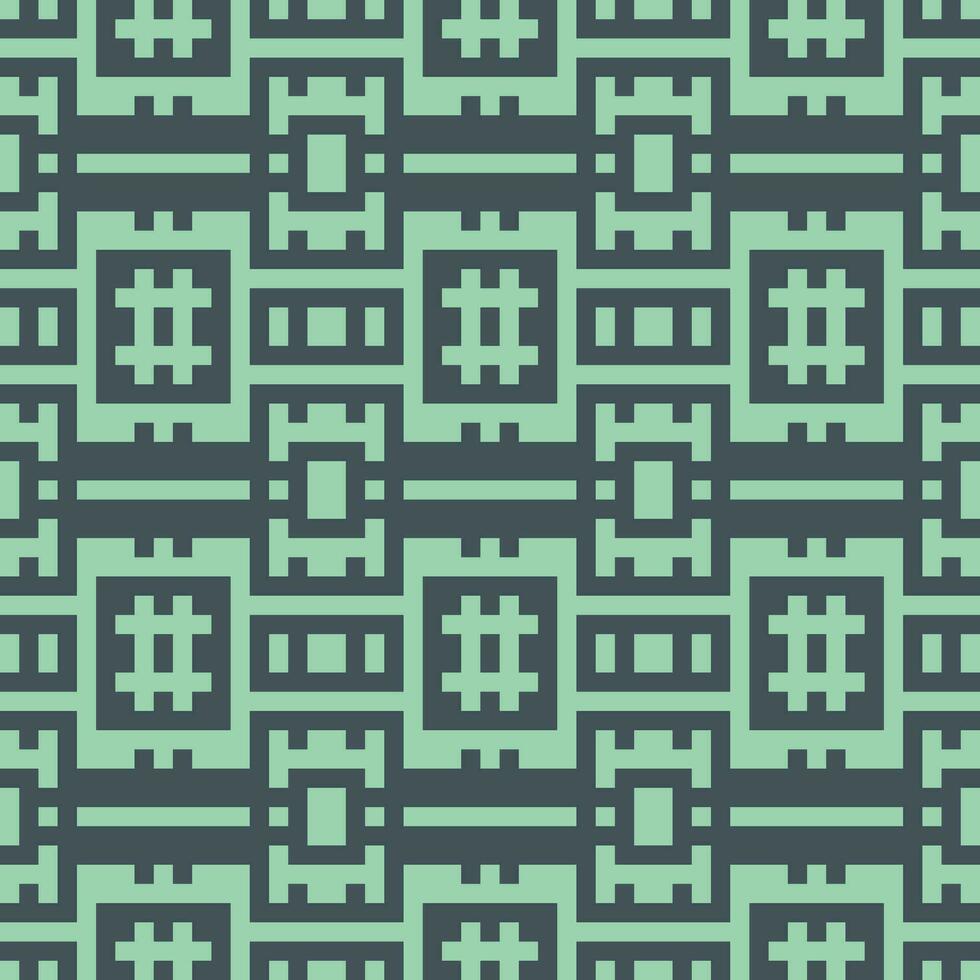 a green and black geometric pattern vector