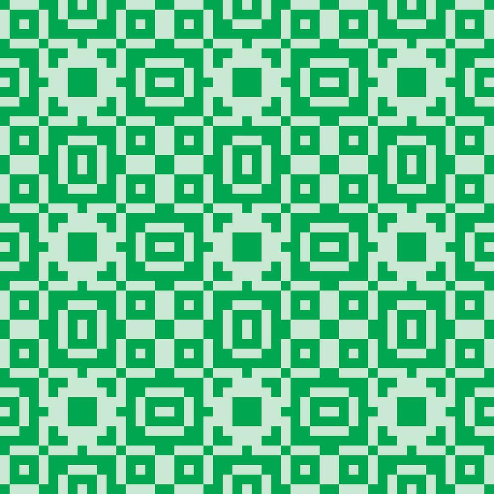 a green and white pattern with squares vector