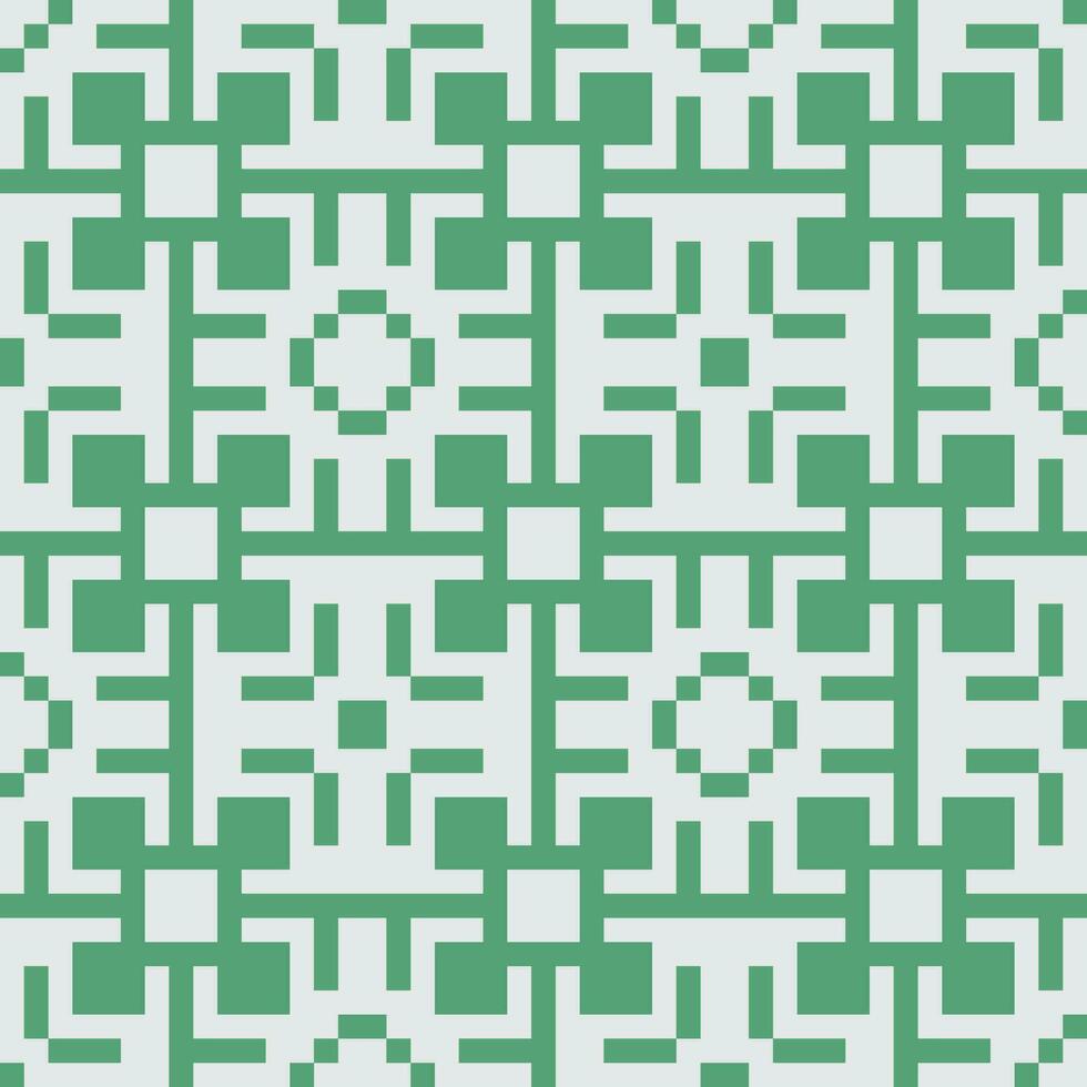 a green and white geometric pattern vector