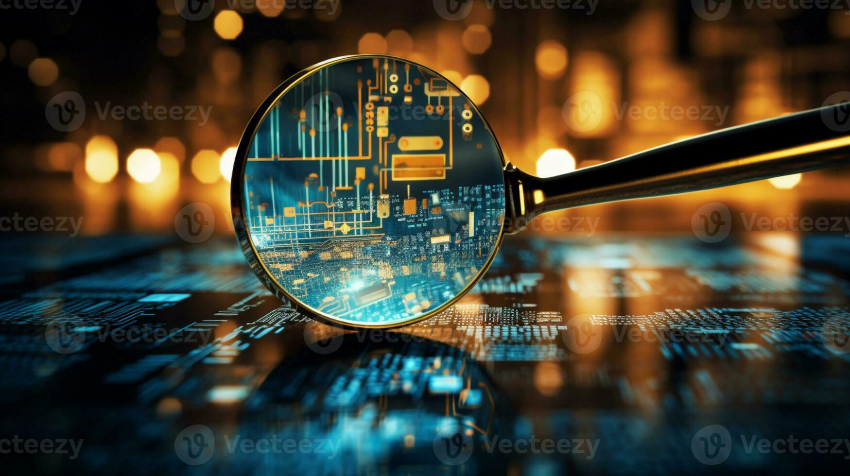 Data Visualization, Close up Technology Digitalization, Optimization of ...