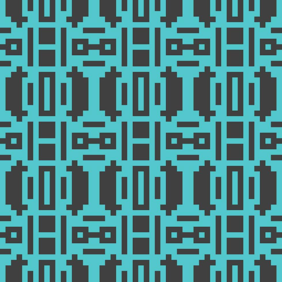a blue and black geometric pattern vector
