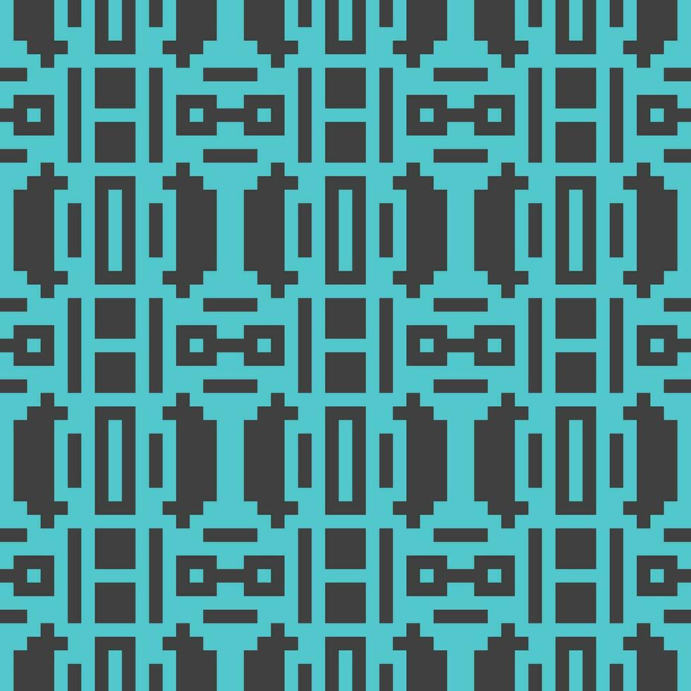 a blue and black geometric pattern vector