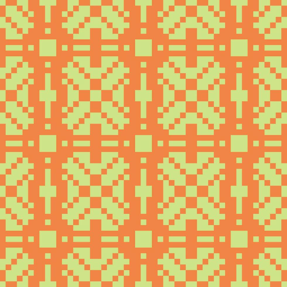 pixel art seamless pattern vector