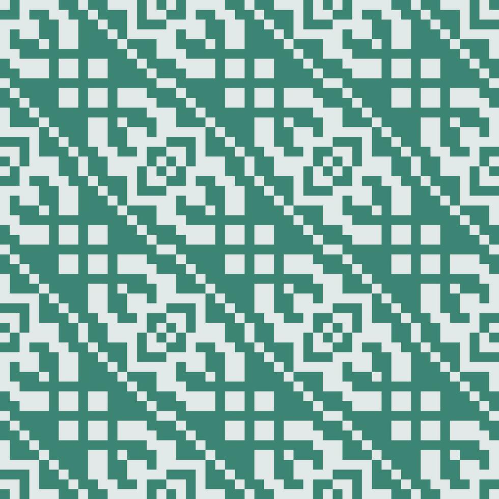 a green and white pattern with squares vector