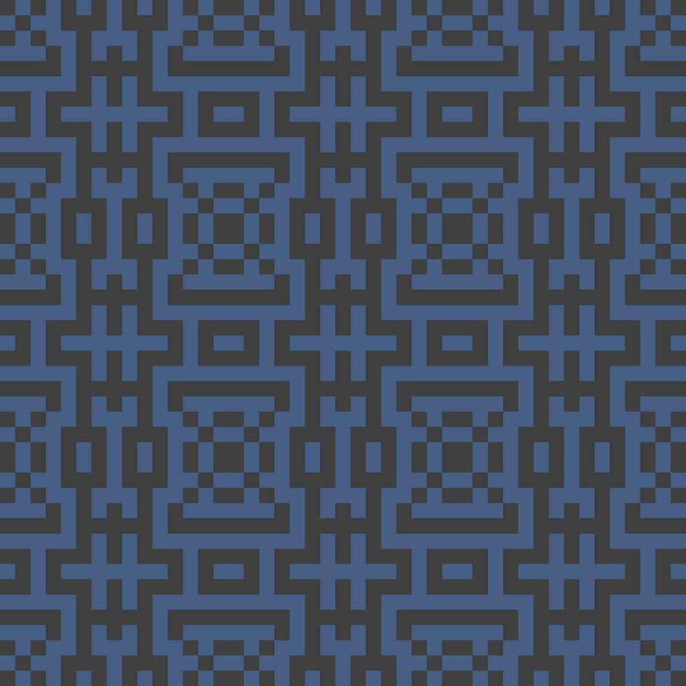 a blue and black geometric pattern vector