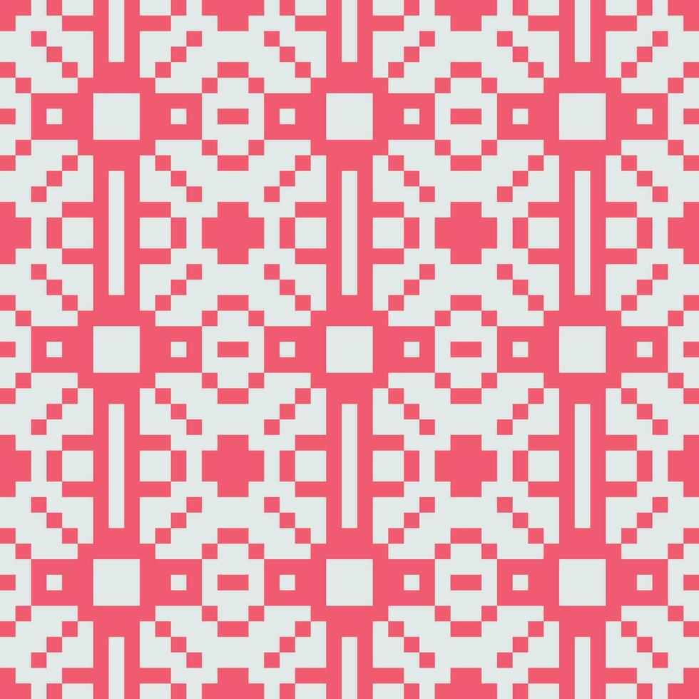 pixel art seamless pattern vector