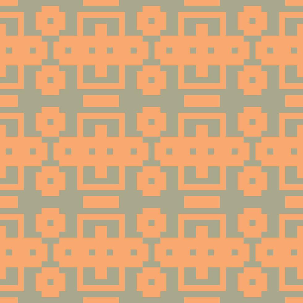 an orange and gray geometric pattern vector