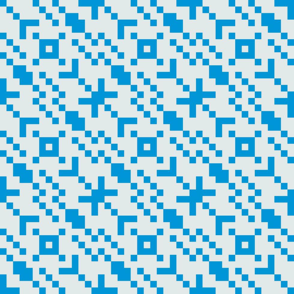 a blue and white pattern with squares vector