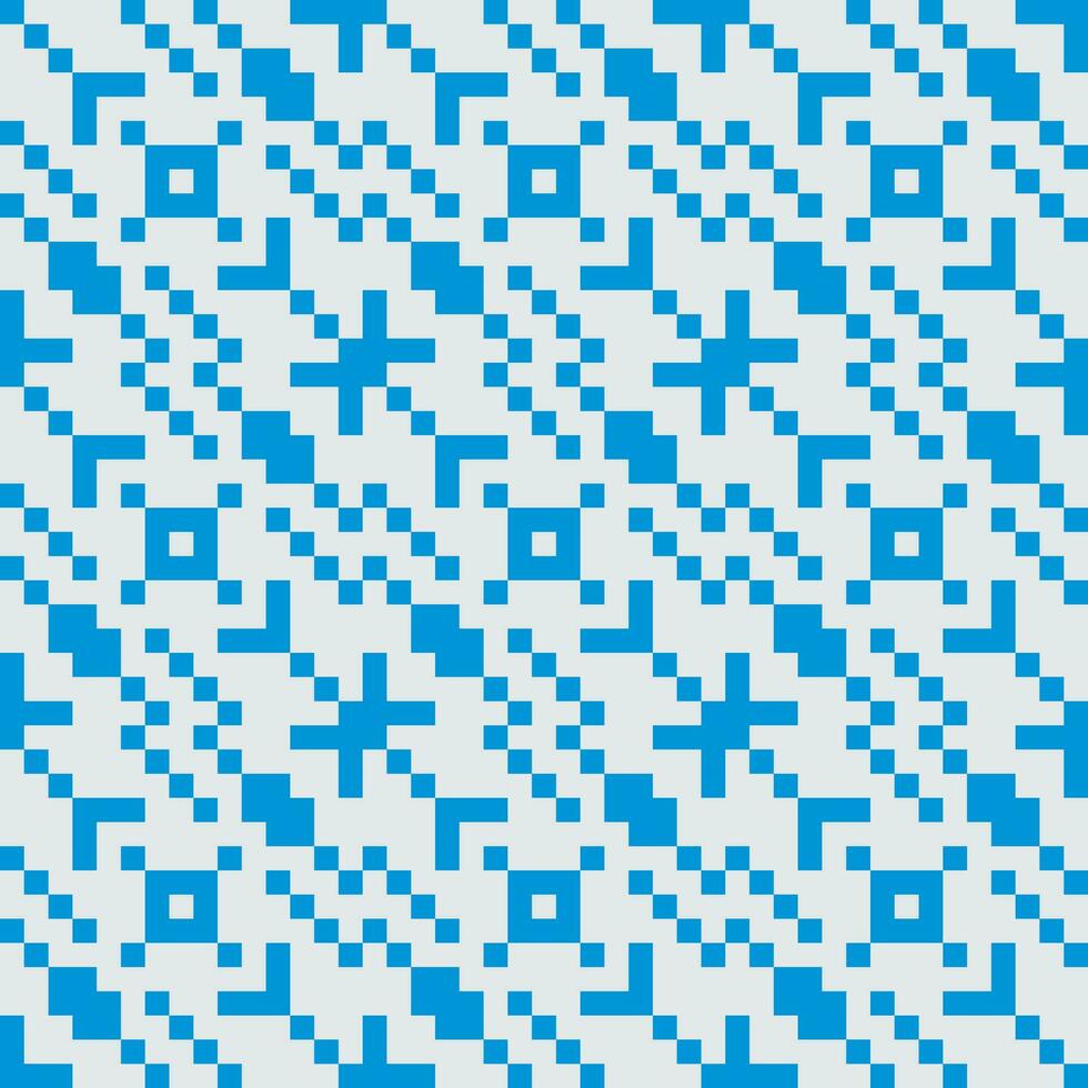 a blue and white pattern with squares vector