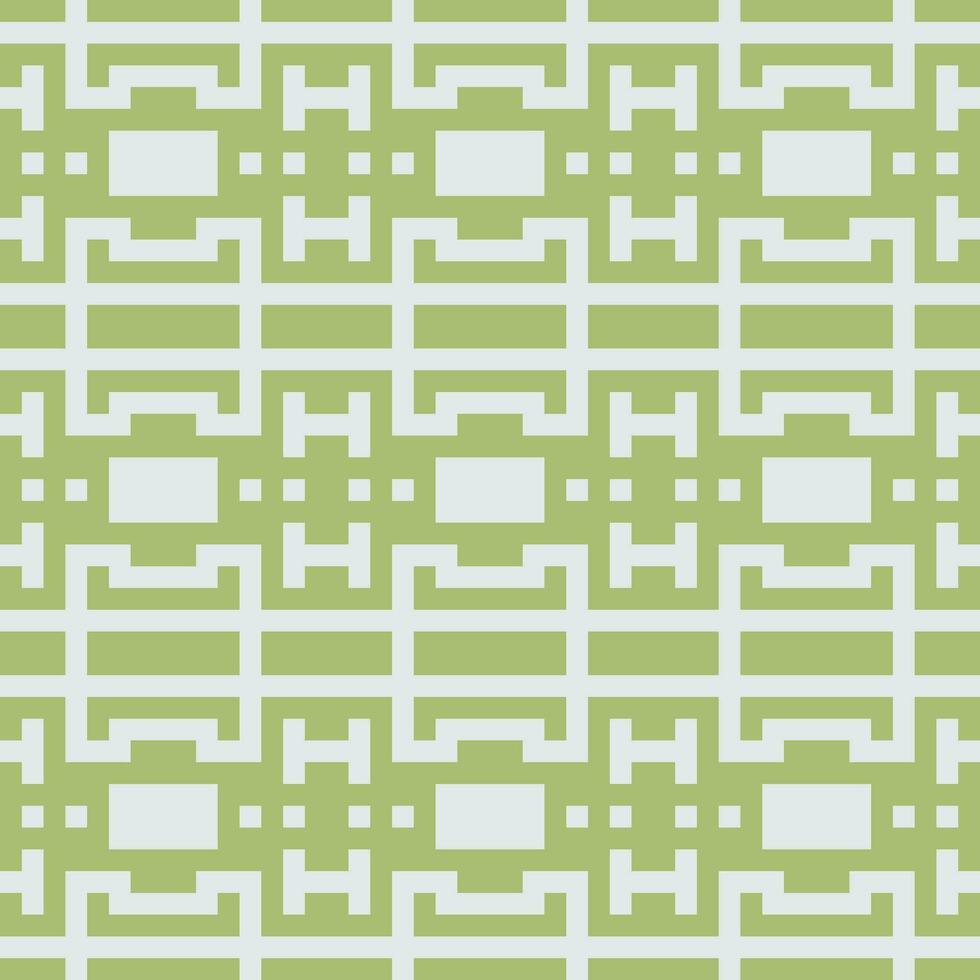 a green and white geometric pattern vector