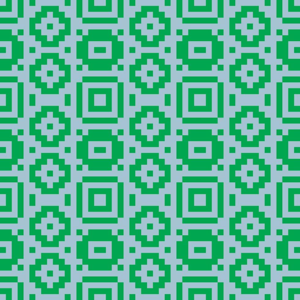 a green and blue pattern with squares vector